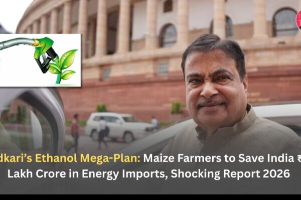 Gadkari's Ethanol Mega-Plan: Maize Farmers to Save India ₹22 Lakh Crore