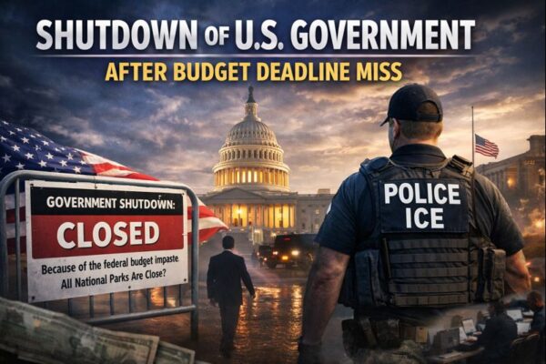 Shutdown of US Government