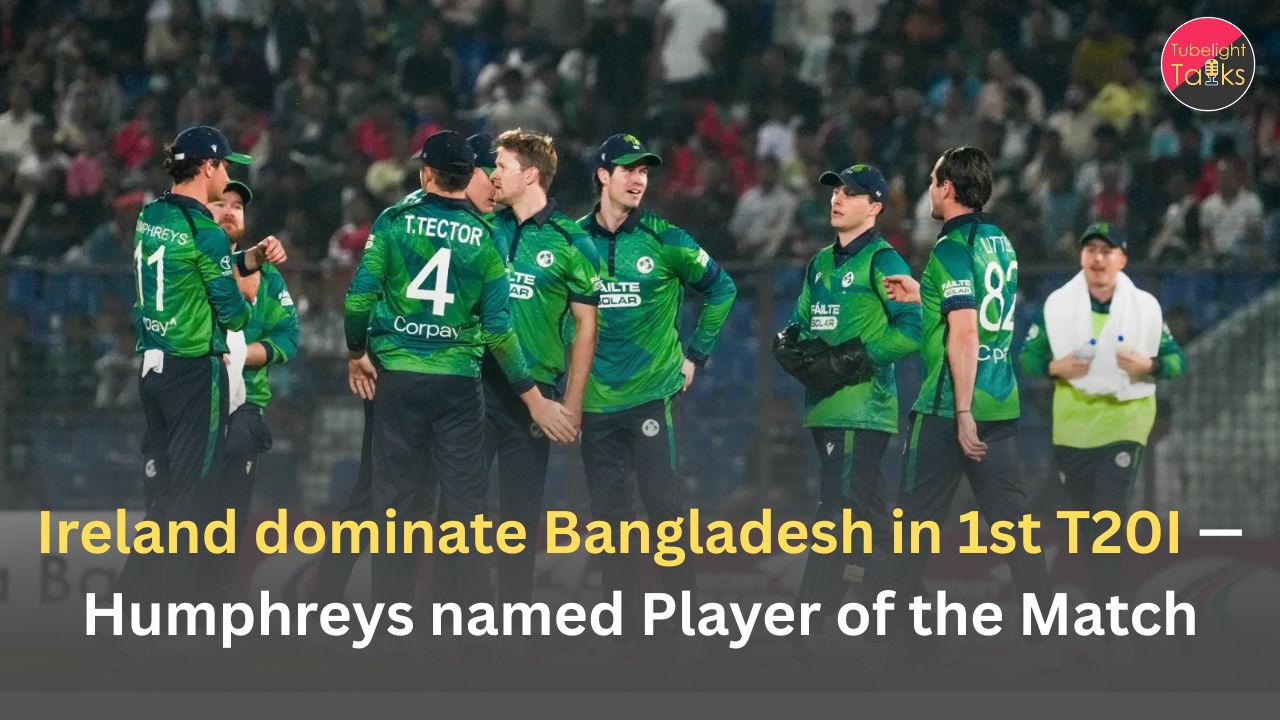 Ireland dominate Bangladesh in 1st T20I — Humphreys named Player of the Match
