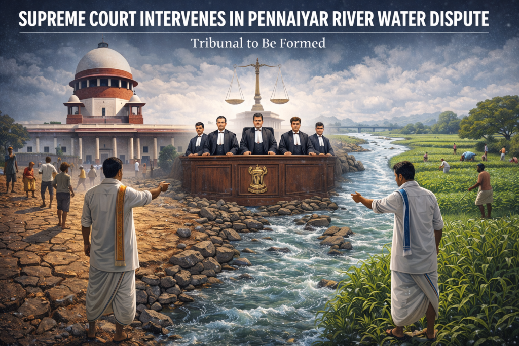 Pennaiyar River Dispute