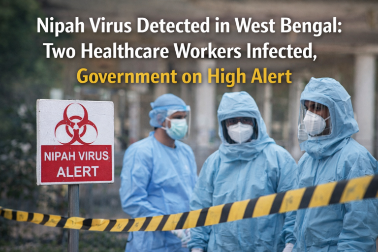 Nipah Virus Detected in West Bengal: Two Healthcare Workers Infected, Government on High Alert