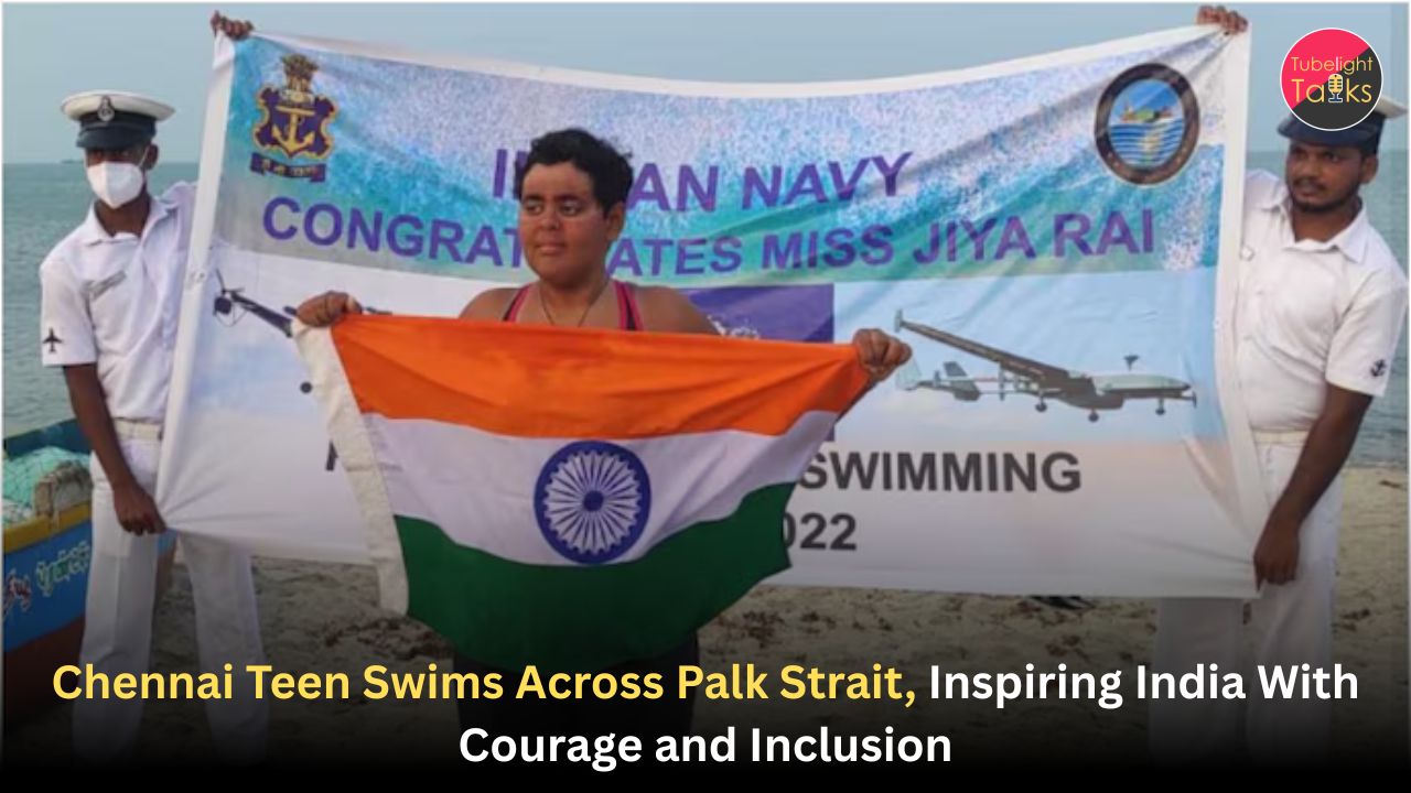 Chennai Teen Swims Across Palk Strait, Inspiring India With Courage and Inclusion
