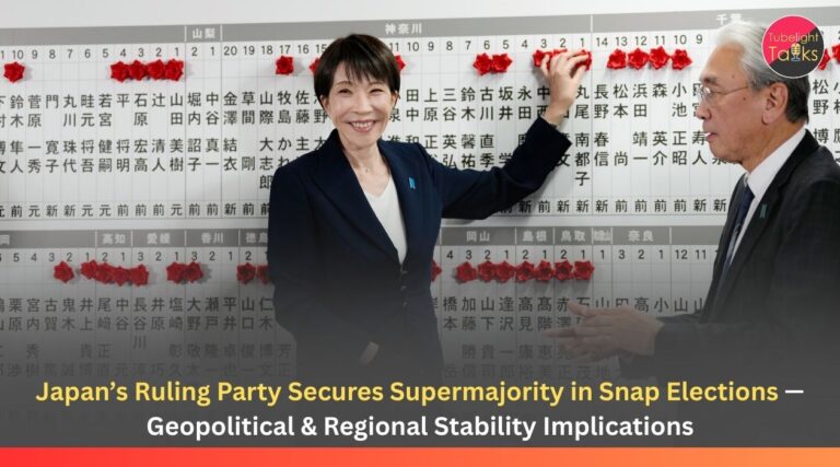 Japan’s Ruling Party Secures Supermajority