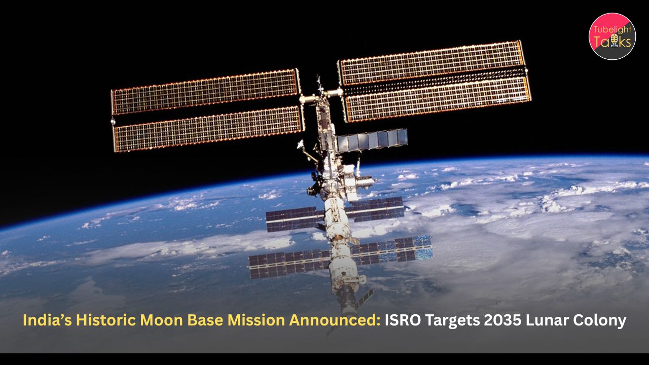 India’s Historic Moon Base Mission Announced: ISRO Targets 2035 Lunar Colony