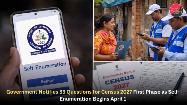 Government Notifies 33 Questions for Census 2027 First Phase as Self-Enumeration Begins April 1