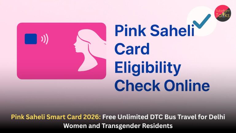 Pink Saheli Smart Card 2026: Free Unlimited DTC Bus Travel for Delhi Women and Transgender Residents