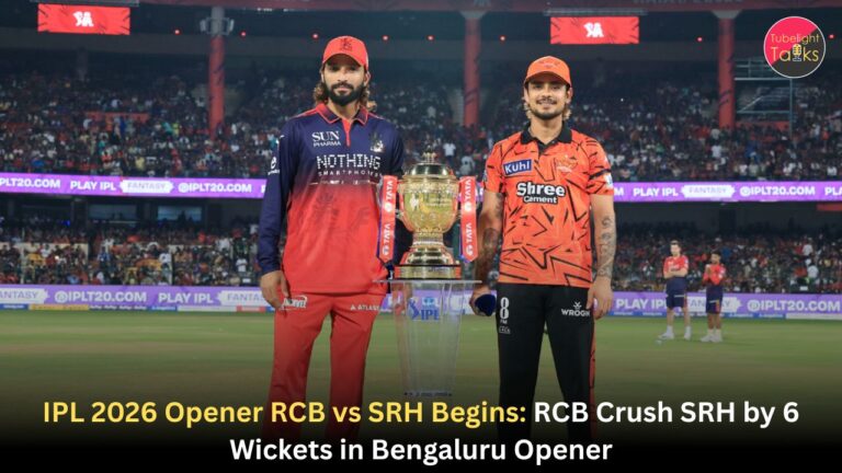 IPL 2026 Opener RCB vs SRH Begins on a Somber Note as RCB Crush SRH by 6 Wickets in Bengaluru Opener