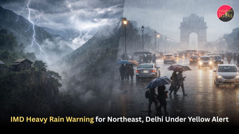 IMD Heavy Rain Warning for Northeast, Delhi Under Yellow Alert
