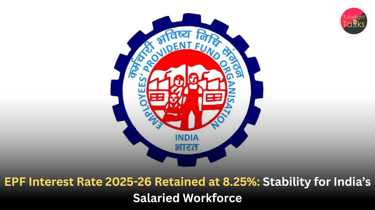 EPF Interest Rate 2025-26 Retained at 8.25%: Stability for India’s Salaried Workforce