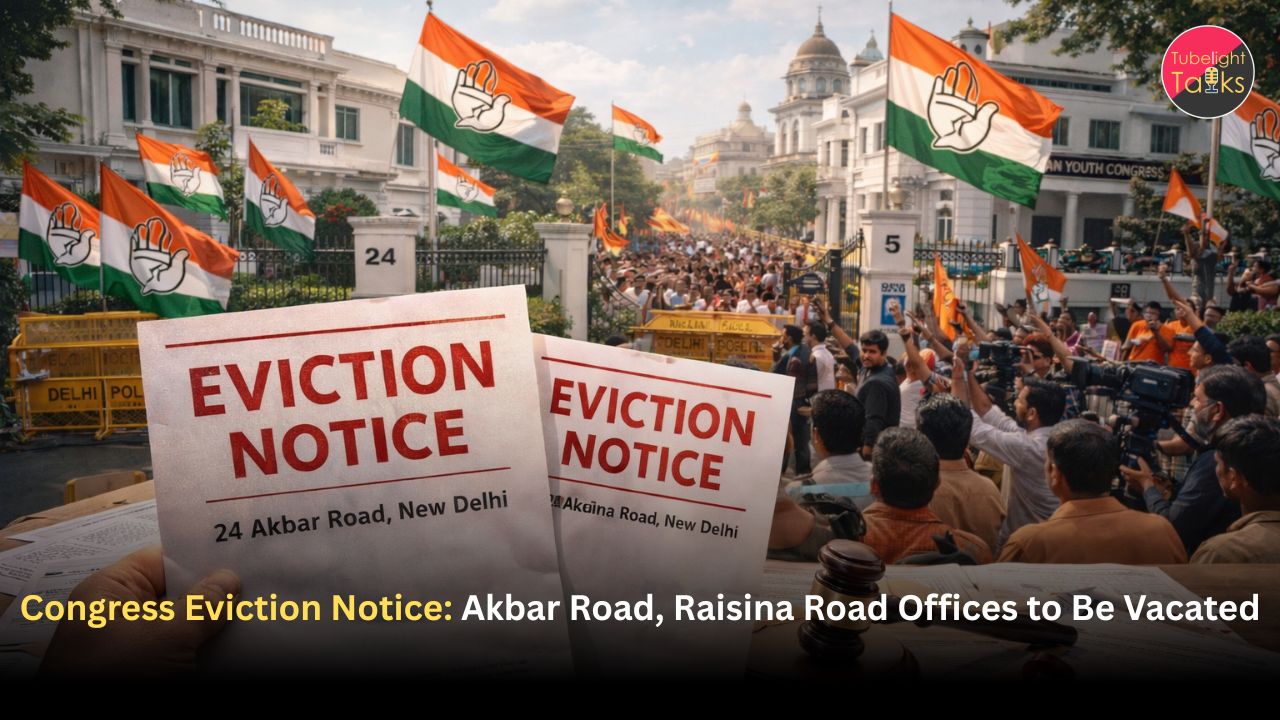 Congress Eviction Notice: Akbar Road, Raisina Road Offices to Be Vacated
