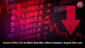 Sensex Nifty Fall as West Asia War Jitters Deepen, Rupee Hits Low
