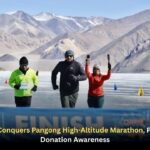 Pune Surgeon Conquers Pangong High-Altitude Marathon, Promotes Organ Donation Awareness