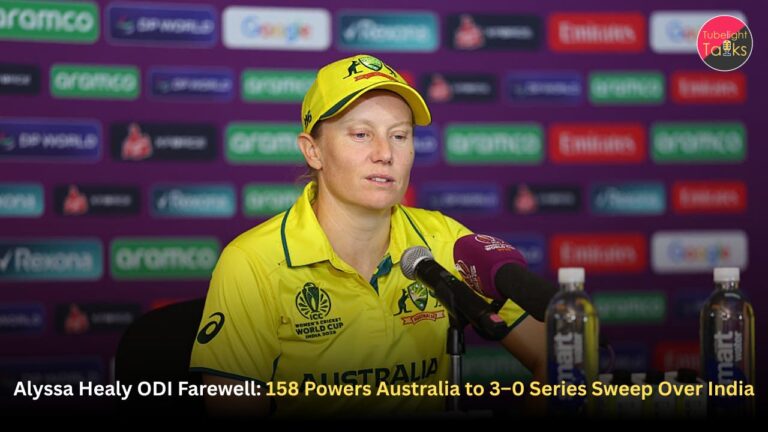 Alyssa Healy ODI Farewell: 158 Powers Australia to 3–0 Series Sweep Over India