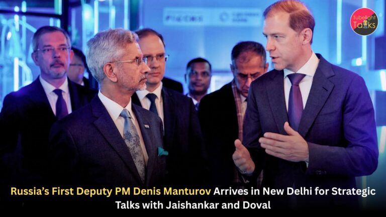 Russia’s First Deputy PM Denis Manturov Arrives in New Delhi for Strategic Talks with Jaishankar and Doval