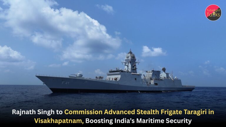 Rajnath Singh to Commission Advanced Stealth Frigate Taragiri in Visakhapatnam, Boosting India’s Maritime Security
