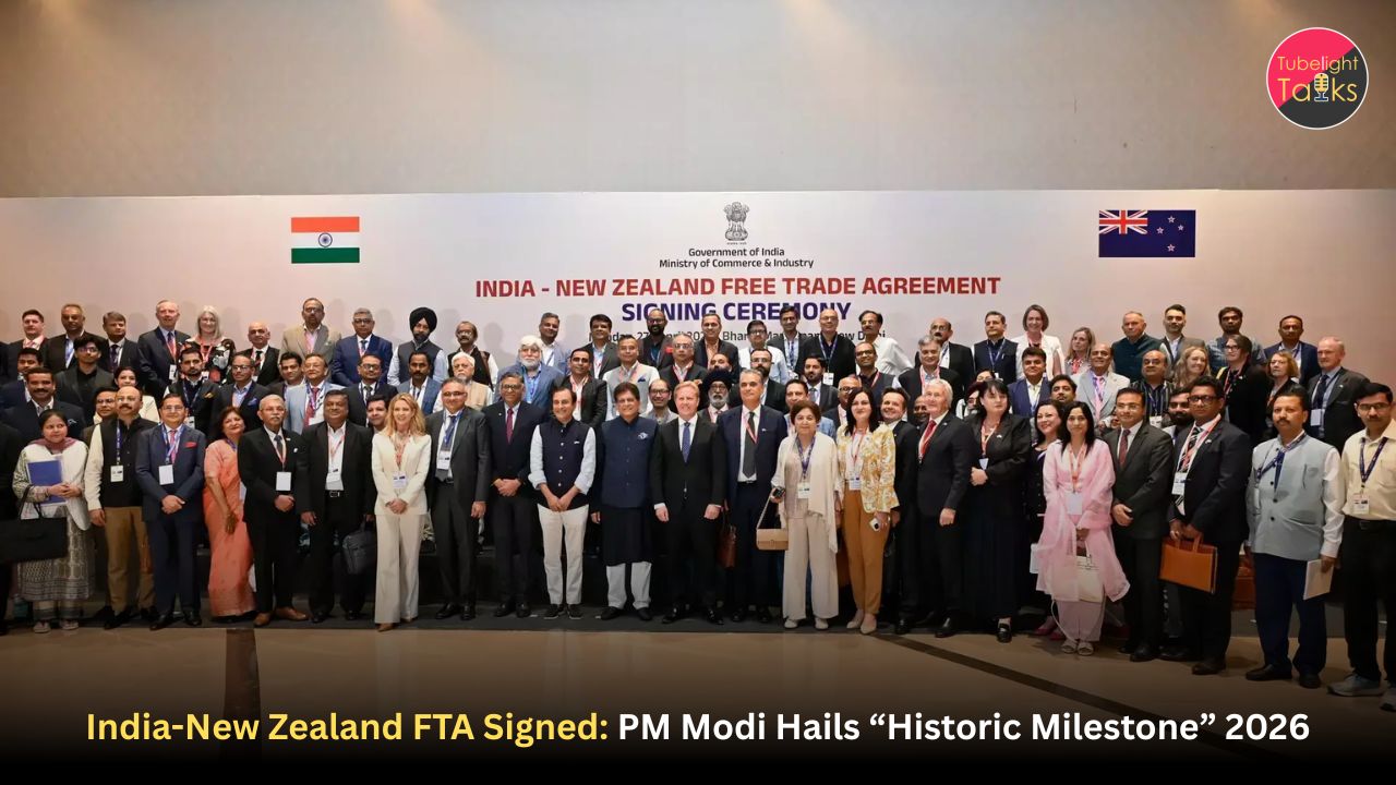India-New Zealand FTA Signed: PM Modi Hails “Historic Milestone” 2026