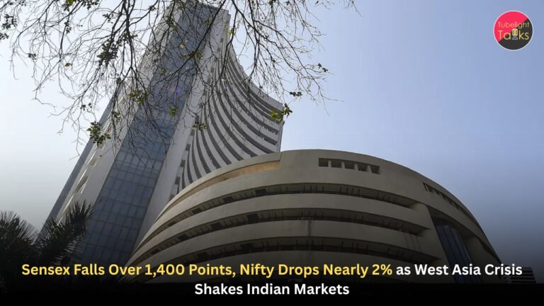 Sensex Falls Over 1400 Points