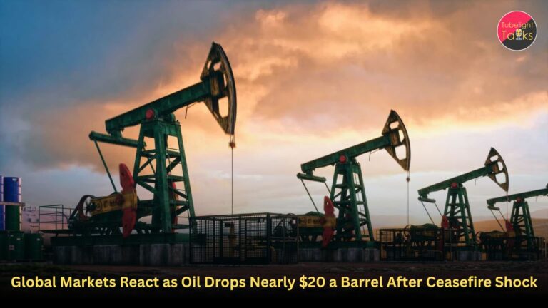 Global Markets React as Oil Drops Nearly $20 a Barrel After Ceasefire Shock