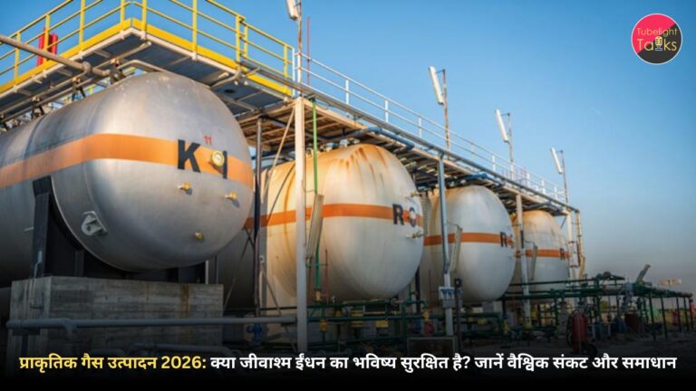 प्राकृतिक गैस उत्पादन 2026: क्या जीवाश्म ईंधन का भविष्य सुरक्षित है? जानें वैश्विक संकट और समाधान।