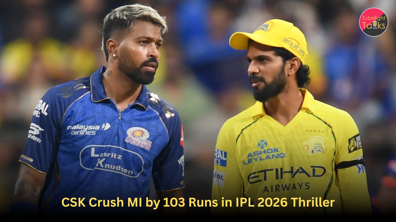CSK Crush MI by 103 Runs
