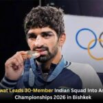 Aman Sehrawat Leads 30-Member Indian Squad Into Asian Wrestling Championships 2026 in Bishkek