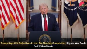 Trump Says U.S. Objectives in Iran Are Nearing Completion, Signals War Could End Within Weeks