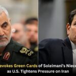 Marco Rubio Revokes Green Cards of Soleimani’s Niece and Daughter as U.S. Tightens Pressure on Iran