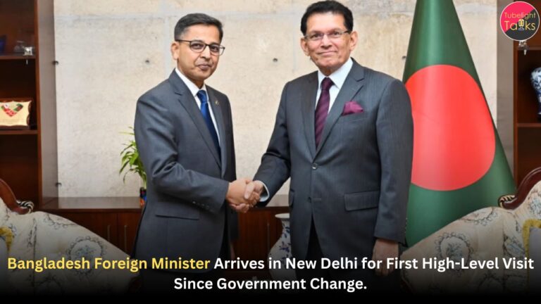 Bangladesh Foreign Minister Arrives in New Delhi for First High-Level Visit Since Government Change.