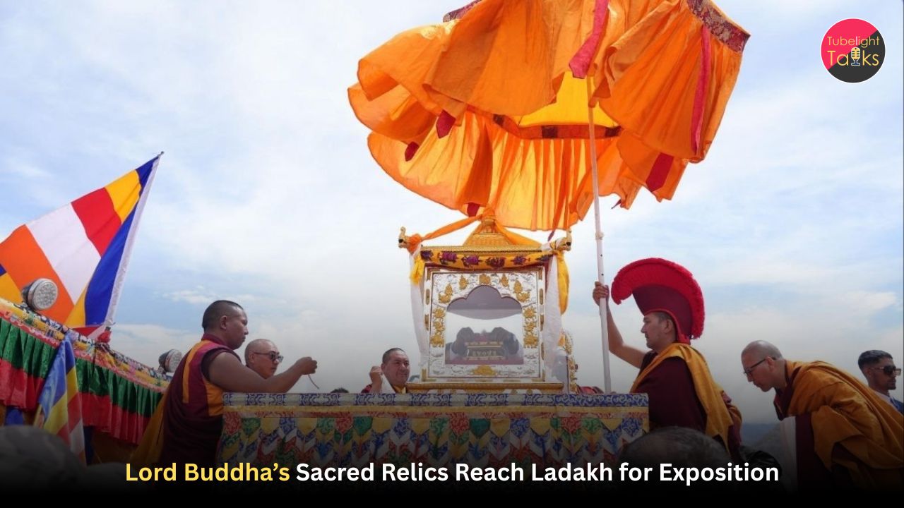 Lord Buddha’s Sacred Relics Reach Ladakh for Exposition