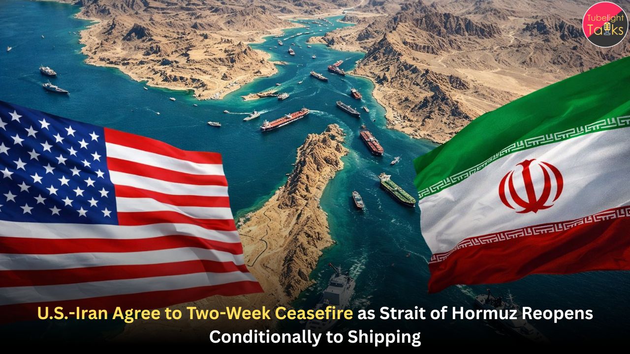 U.S.-Iran Agree to Two-Week Ceasefire as Strait of Hormuz Reopens Conditionally to Shipping