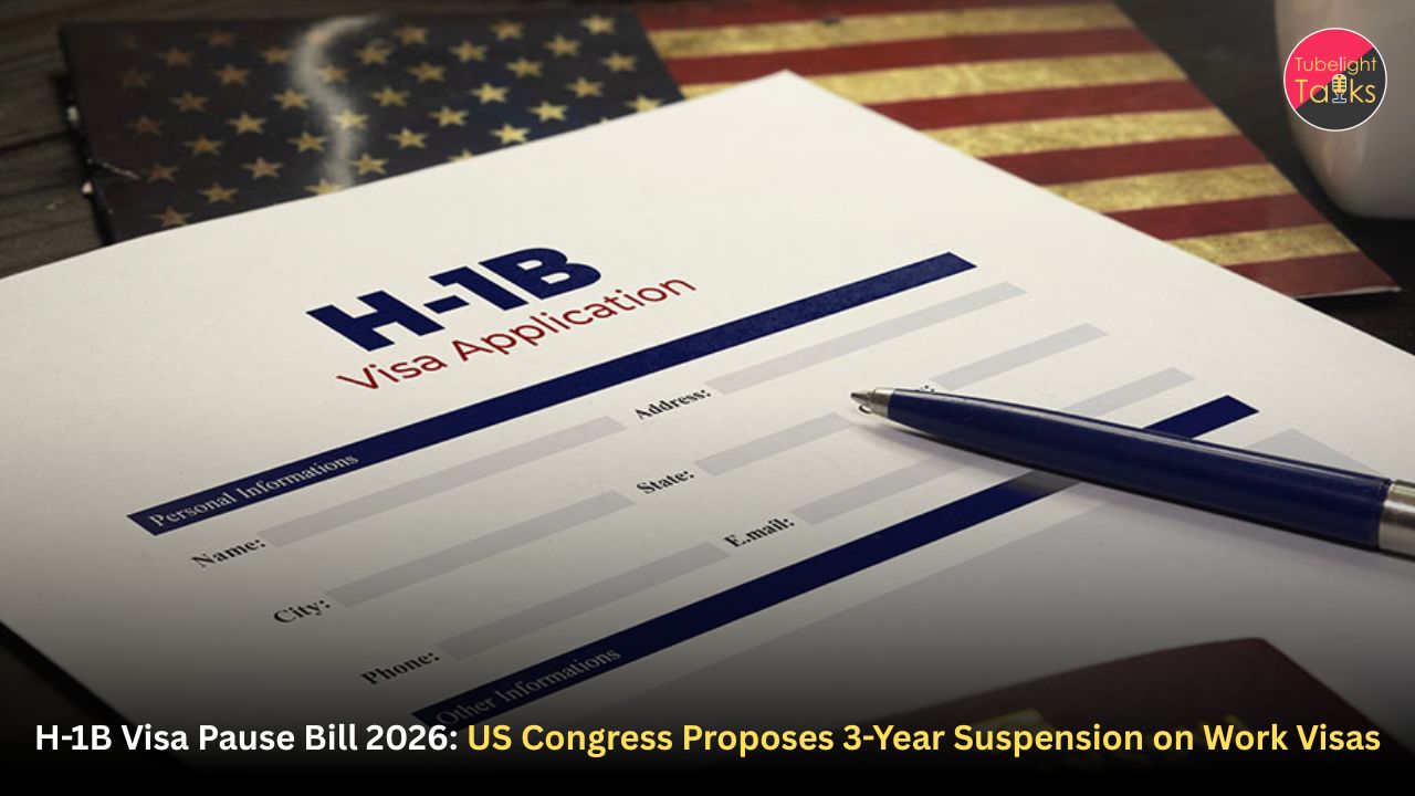 H-1B Visa Pause Bill 2026: US Congress Proposes 3-Year Suspension on Work Visas