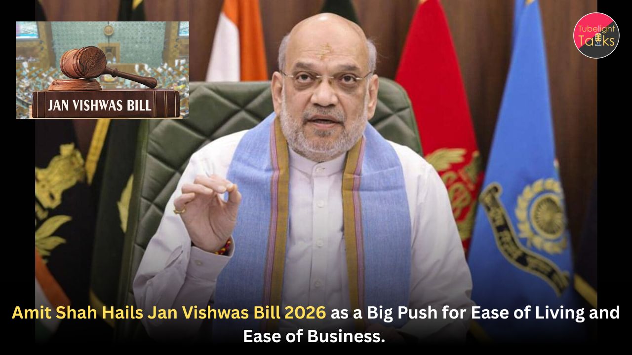 Amit Shah Hails Jan Vishwas Bill 2026 as a Big Push for Ease of Living and Ease of Business.