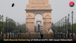 Delhi Records Hottest Day of 2026 at 42.8°C: IMD Issues Yellow Alert