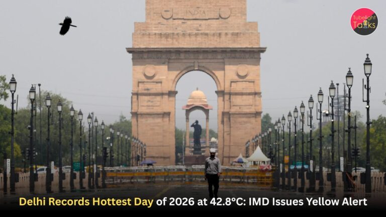 Delhi Records Hottest Day of 2026 at 42.8°C: IMD Issues Yellow Alert