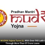 Pradhan Mantri MUDRA Yojana Turns 11, With Over ₹40 Lakh Crore Disbursed Through More Than 57 Crore Loans