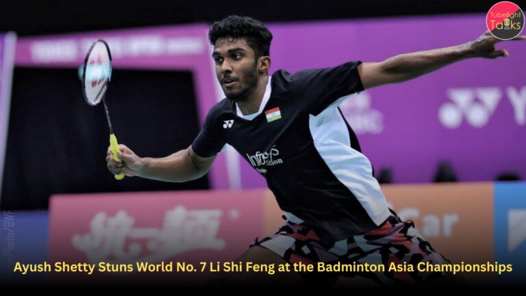 Ayush Shetty Stuns World No. 7 Li Shi Feng at the Badminton Asia Championships