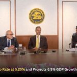RBI Keeps Repo Rate at 5.25% and Projects 6.9% GDP Growth for FY 2026-27