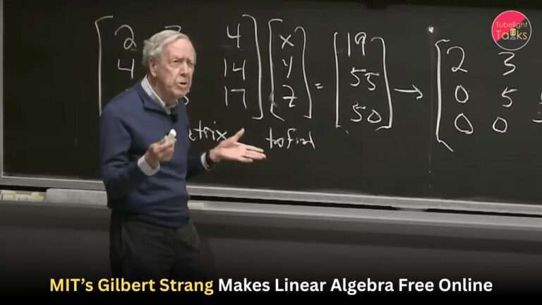 MIT’s Gilbert Strang Makes Linear Algebra Free Online
