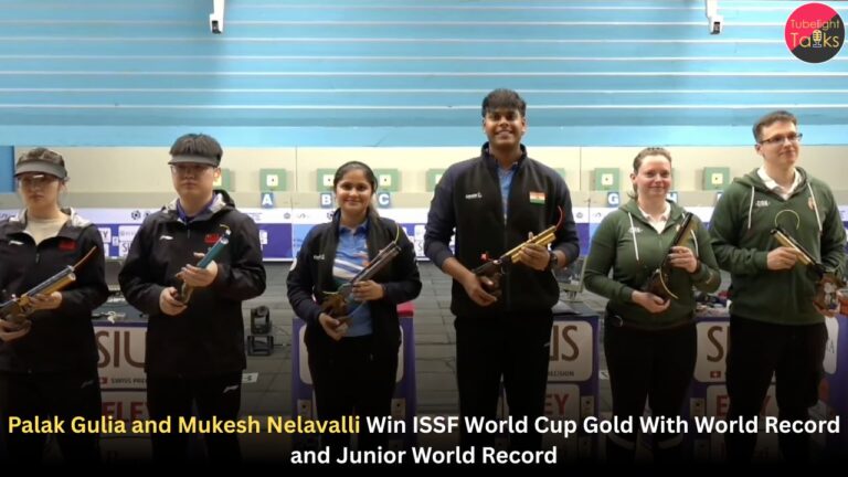 Palak Gulia and Mukesh Nelavalli Win ISSF World Cup Gold With World Record and Junior World Record