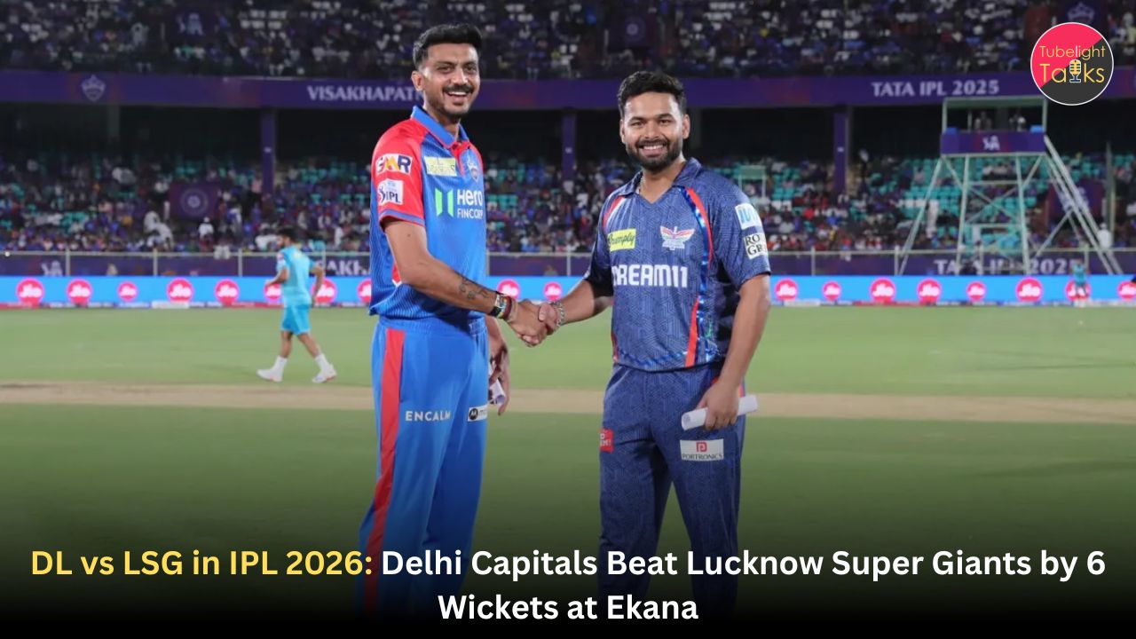 DL vs LSG in IPL 2026: Delhi Capitals Beat Lucknow Super Giants by 6 Wickets at Ekana