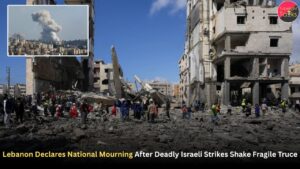 Lebanon Declares National Mourning After Deadly Israeli Strikes Shake Fragile Truce