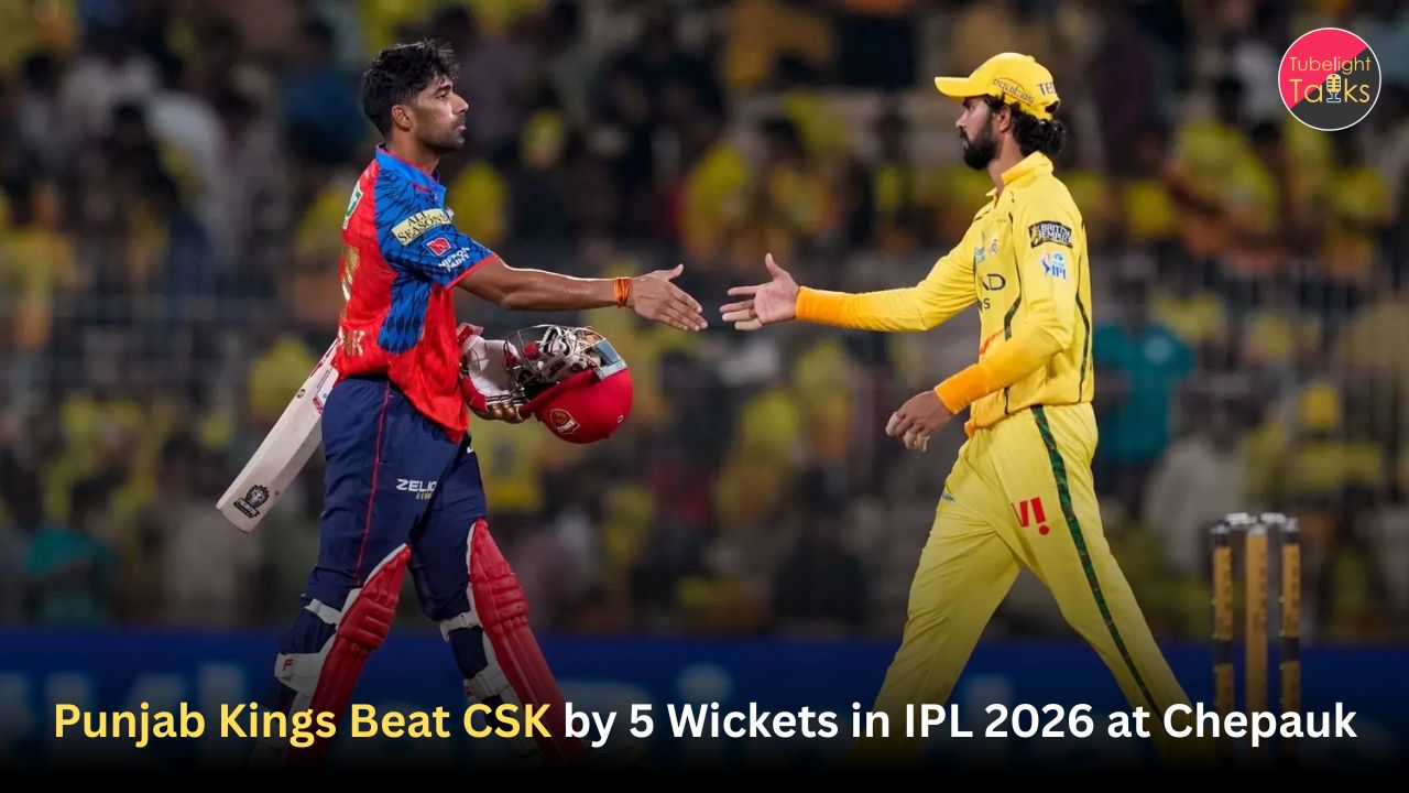 Punjab Kings Beat CSK by 5 Wickets in IPL 2026 at Chepauk