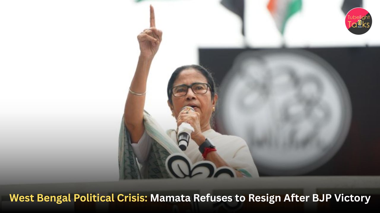 West Bengal Political Crisis: Mamata Refuses to Resign After BJP Victory