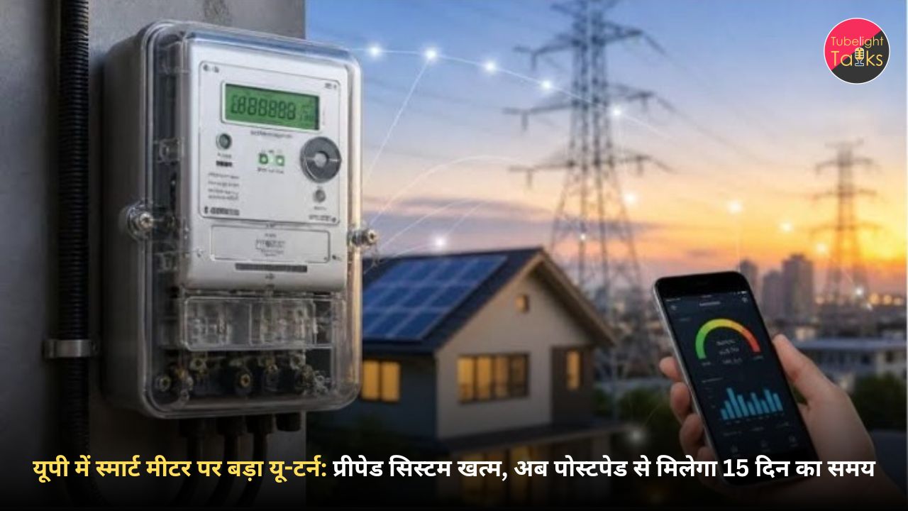 यूपी में प्रीपेड स्मार्ट मीटर पर बड़ा यू-टर्न: प्रीपेड सिस्टम खत्म, अब पोस्टपेड से मिलेगा 15 दिन का समय