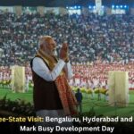 PM Modi’s Three-State Visit: Bengaluru, Hyderabad and Gujarat Events Mark Busy Development Day