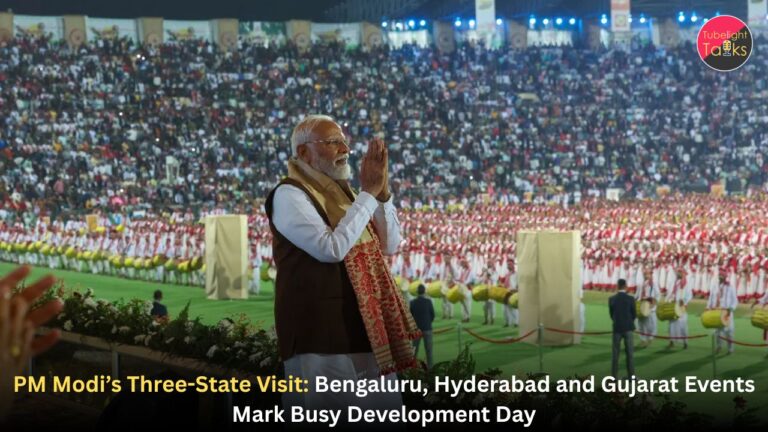 PM Modi’s Three-State Visit: Bengaluru, Hyderabad and Gujarat Events Mark Busy Development Day