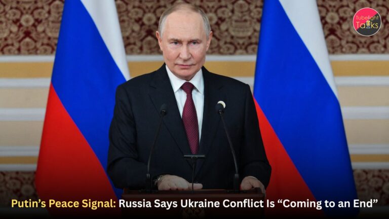 Putin’s Peace Signal: Russia Says Ukraine Conflict Is “Coming to an End”