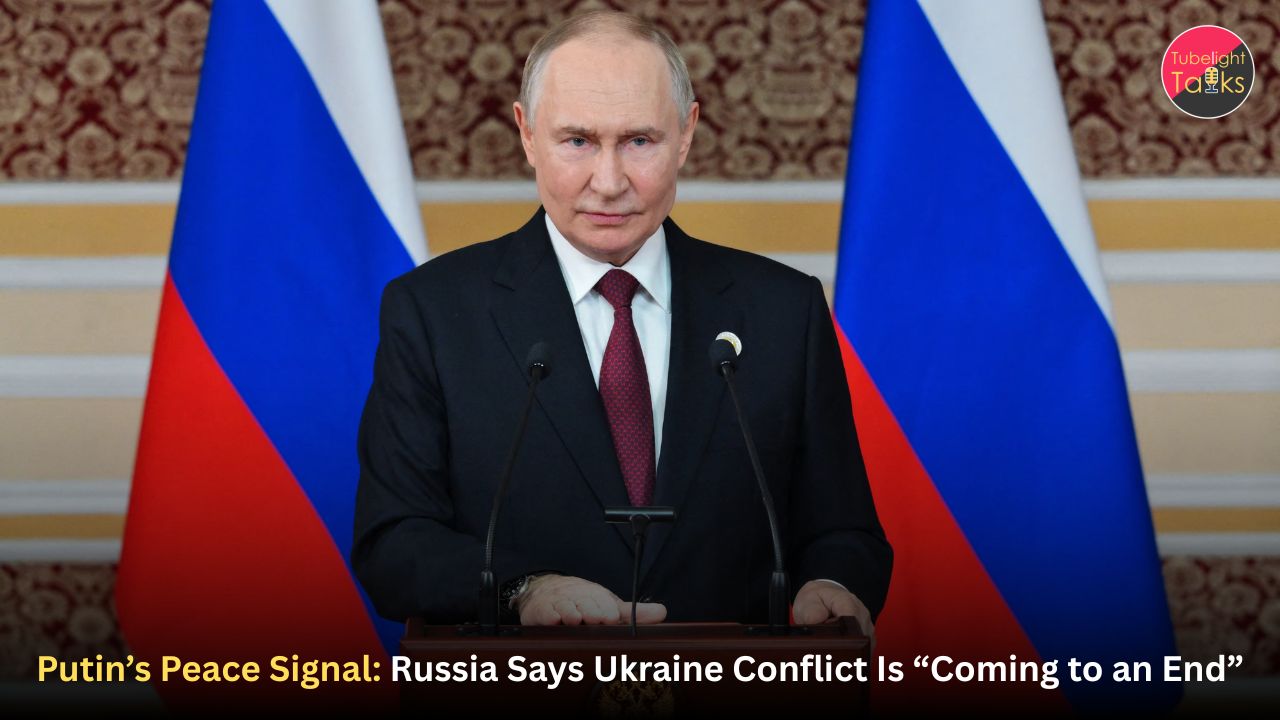 Putin’s Peace Signal: Russia Says Ukraine Conflict Is “Coming to an End”