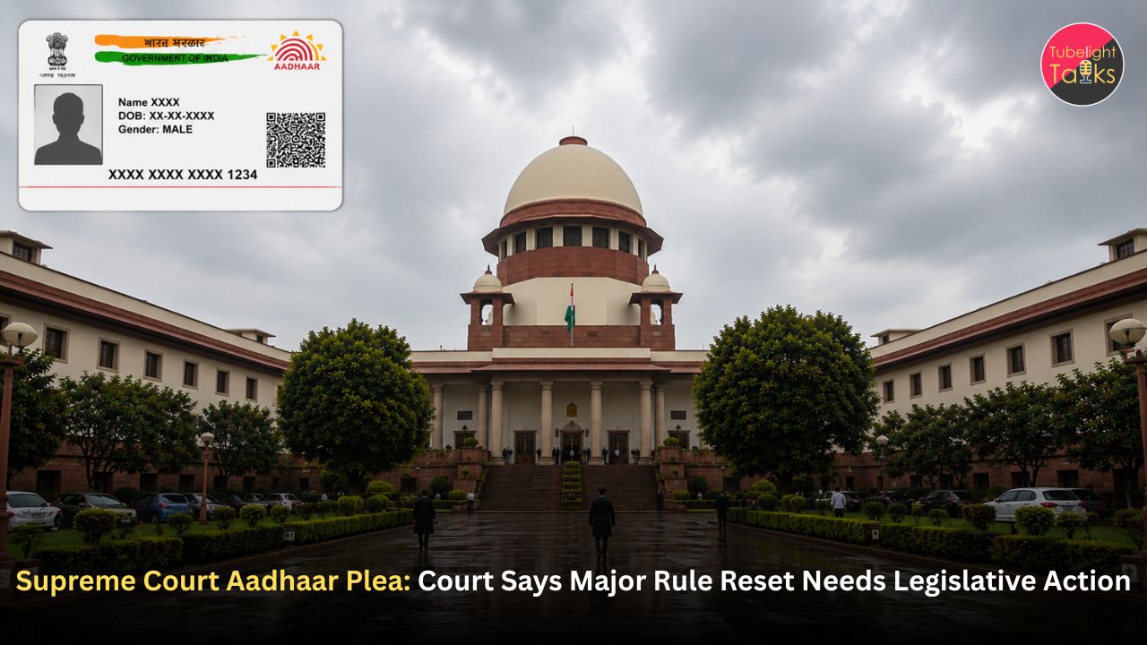 Supreme Court Aadhaar Plea: Court Says Major Rule Reset Needs Legislative Action