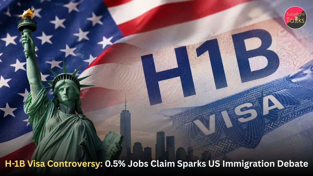 H-1B Visa Controversy: 0.5% Jobs Claim Sparks US Immigration Debate
